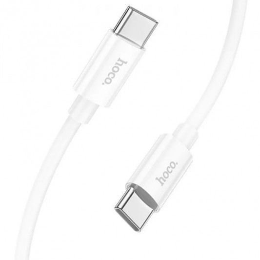 Дата кабель Hoco X87 Magic Type-C to Type-C PD 60W (1m) White - изображение 1