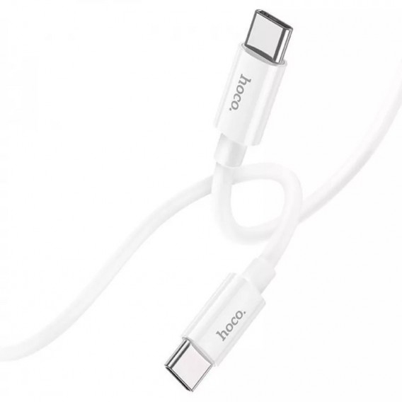 Дата кабель Hoco X87 Magic Type-C to Type-C PD 60W (1m), White