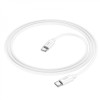 Дата кабель Hoco X87 Magic Type-C to Type-C PD 60W (1m), White