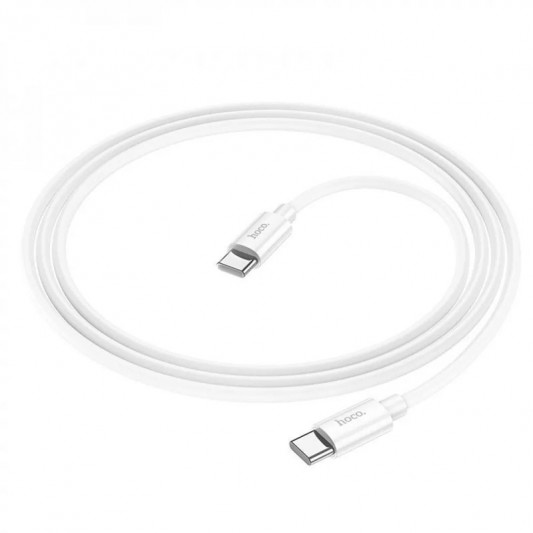Дата кабель Hoco X87 Magic Type-C to Type-C PD 60W (1m) White - изображение 3