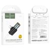 Перехідник Hoco LS32 3.5 to Lightning AUX, Metal gray