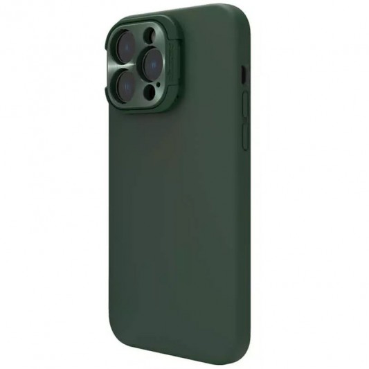 Чехол Silicone Nillkin LensWing Magnetic для Apple iPhone 14 Pro (6.1") Зеленый / Green - изображение 1