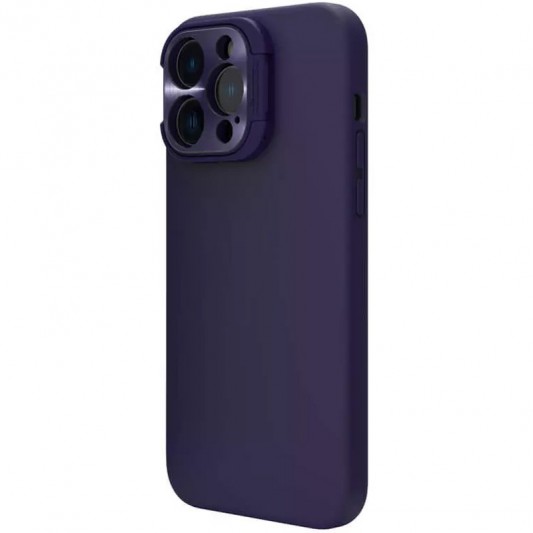Чохол Silicone Nillkin LensWing Magnetic для Apple iPhone 14 Pro (6.1") Фіолетовий / Deep Purple - зображення 1 