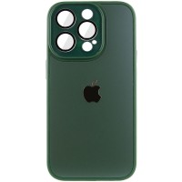 Чехол TPU+Glass Sapphire Midnight для Apple iPhone 14 Pro (6.1"), Зеленый / Forest green