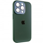 Чехол TPU+Glass Sapphire Midnight для Apple iPhone 14 Pro (6.1"), Зеленый / Forest green