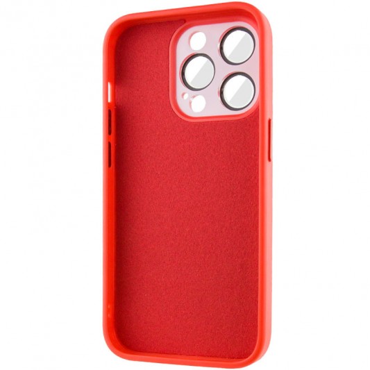 Чохол TPU+Glass Sapphire Midnight для Apple iPhone 14 Pro (6.1"), Червоний / Red - зображення 3 