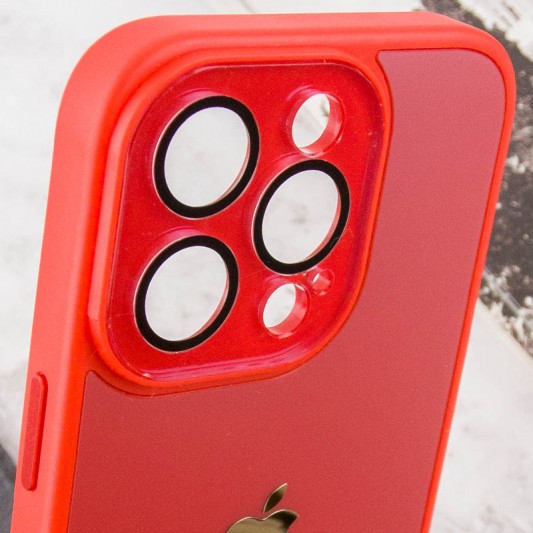 Чохол TPU+Glass Sapphire Midnight для Apple iPhone 14 Pro (6.1"), Червоний / Red - зображення 5 