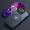 TPU+PC чохол Metal Buttons with MagSafe Colorful для Apple iPhone 14 Pro (6.1"), Синій