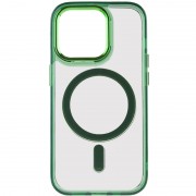 Чехол TPU Iris with MagSafe для Apple iPhone 14 Pro (6.1") Зеленый