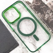 Чехол TPU Iris with MagSafe для Apple iPhone 14 Pro (6.1"), Зеленый