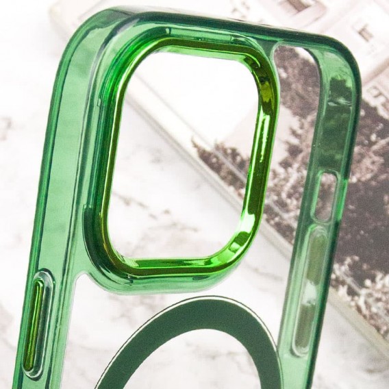 Чохол TPU Iris with MagSafe для Apple iPhone 14 Pro (6.1"), Зелений