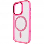 Чехол TPU Iris with MagSafe для iPhone 14 Pro (6.1"), Малиновый