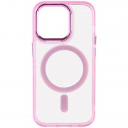 Чехол TPU Iris with MagSafe для Apple iPhone 14 Pro (6.1") Розовый