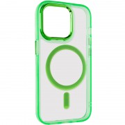 Чохол TPU Iris with MagSafe для Apple iPhone 14 Pro (6.1"), Салатовий