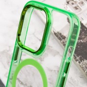 Чохол TPU Iris with MagSafe для Apple iPhone 14 Pro (6.1"), Салатовий