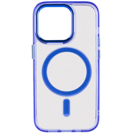 Чехол TPU Iris with MagSafe для Apple iPhone 14 Pro (6.1") Синий