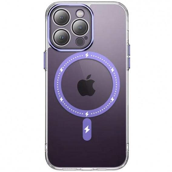 Чохол TPU+PC Colorful with MagSafe для Apple iPhone 14 Pro (6.1"), Purple