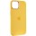 Чехол Silicone Case Metal Buttons (AA) для Apple iPhone 12 Pro / 12 (6.1") Желтый / Sunglow