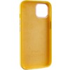 Чохол Silicone Case Metal Buttons (AA) для Apple iPhone 12 Pro / 12 (6.1"), Жовтий / Sunglow