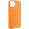 Чохол Silicone Case Metal Buttons (AA) для Apple iPhone 12 Pro / 12 (6.1"), Помаранчевий / Marigold