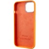 Чохол Silicone Case Metal Buttons (AA) для Apple iPhone 12 Pro / 12 (6.1"), Помаранчевий / Marigold