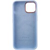 Чехол Silicone Case Metal Buttons (AA) для Apple iPhone 12 Pro Max (6.7"), Голубой / Cloud Blue
