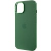 Чехол Silicone Case Metal Buttons (AA) для Apple iPhone 12 Pro Max (6.7"), Зеленый / Clover