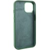 Чехол Silicone Case Metal Buttons (AA) для Apple iPhone 12 Pro Max (6.7"), Зеленый / Clover