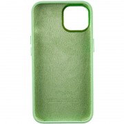 Чохол Silicone Case Metal Buttons (AA) для Apple iPhone 12 Pro Max (6.7"), Зелений / Pistachio