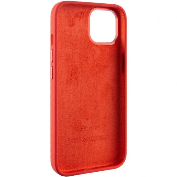 Чохол Silicone Case Metal Buttons (AA) для Apple iPhone 12 Pro Max (6.7"), Червоний / Red