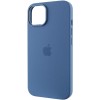 Чехол Silicone Case Metal Buttons (AA) для Apple iPhone 12 Pro Max (6.7"), Синий / Blue Jay