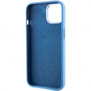 Чохол Silicone Case Metal Buttons (AA) для Apple iPhone 12 Pro Max (6.7"), Синій / Blue Jay
