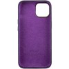 Чехол Silicone Case Metal Buttons (AA) для Apple iPhone 12 Pro Max (6.7"), Фиолетовый / Elderberry