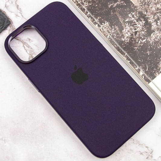 Чохол Silicone Case Metal Buttons (AA) для Apple iPhone 12 Pro Max (6.7") Фіолетовий / Elderberry - зображення 6 