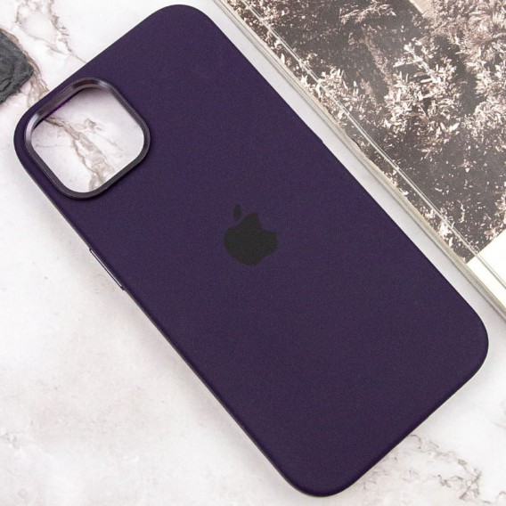 Чохол Silicone Case Metal Buttons (AA) для Apple iPhone 12 Pro Max (6.7"), Фіолетовий / Elderberry
