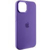 Чехол Silicone Case Metal Buttons (AA) для Apple iPhone 12 Pro Max (6.7"), Фиолетовый / Iris