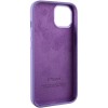 Чехол Silicone Case Metal Buttons (AA) для Apple iPhone 12 Pro Max (6.7"), Фиолетовый / Iris