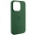 Чехол Silicone Case Metal Buttons (AA) для Apple iPhone 13 Pro (6.1") Зеленый / Clover