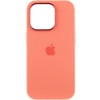 Чехол Silicone Case Metal Buttons (AA) для Apple iPhone 13 Pro (6.1"), Розовый / Pink Pomelo