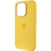 Чехол Silicone Case Metal Buttons (AA) для Apple iPhone 13 Pro Max (6.7"), Желтый / Sunglow