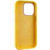 Чехол Silicone Case Metal Buttons (AA) для Apple iPhone 13 Pro Max (6.7"), Желтый / Sunglow