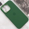 Чохол Silicone Case Metal Buttons (AA) для Apple iPhone 13 Pro Max (6.7"), Зелений / Clover