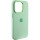 Чехол Silicone Case Metal Buttons (AA) для Apple iPhone 13 Pro Max (6.7") Зеленый / Pistachio