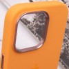 Чохол Silicone Case Metal Buttons (AA) для Apple iPhone 13 Pro Max (6.7"), Помаранчевий / Marigold