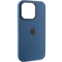 Чехол Silicone Case Metal Buttons (AA) для Apple iPhone 13 Pro Max (6.7") Синий / StromBlue