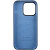 Чехол Silicone Case Metal Buttons (AA) для Apple iPhone 13 Pro Max (6.7"), Синий / StromBlue