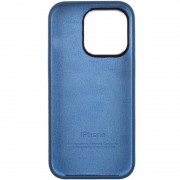 Чехол Silicone Case Metal Buttons (AA) для Apple iPhone 13 Pro Max (6.7"), Синий / StromBlue