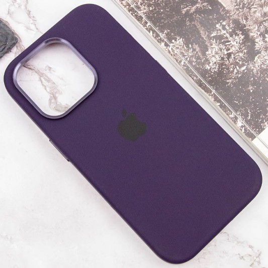 Чехол Silicone Case Metal Buttons (AA) для Apple iPhone 13 Pro Max (6.7") Фиолетовый / Elderberry - изображение 6