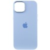 Чохол Silicone Case Metal Buttons (AA) для Apple iPhone 14 (6.1"), Блакитний / Blue Fog