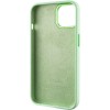 Чохол Silicone Case Metal Buttons (AA) для Apple iPhone 14 (6.1"), Зелений / Pistachio